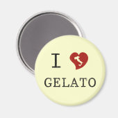 Ik hou van Gelato Magneet (Voorkant / Achterkant)