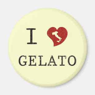 Ik hou van Gelato Magneet