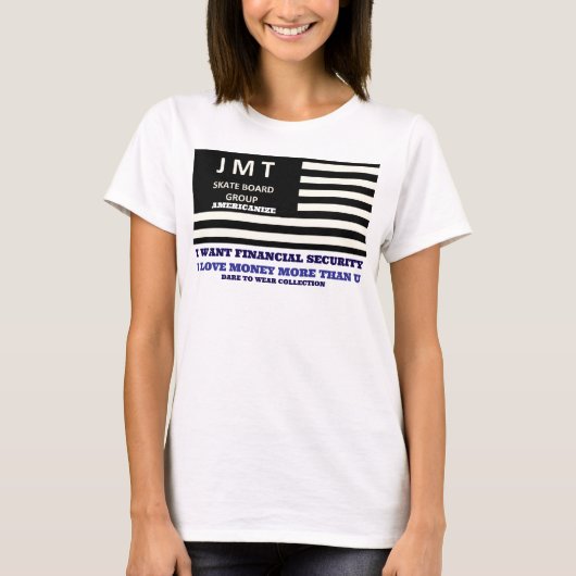 IK HOU VAN GELD Dames Basic T-shirt (Voorkant)