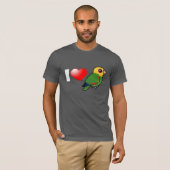 Ik hou van gele Amazons T-shirt (Voorkant volledig)
