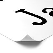 Ik hou van gele jassen poster (Hoek)