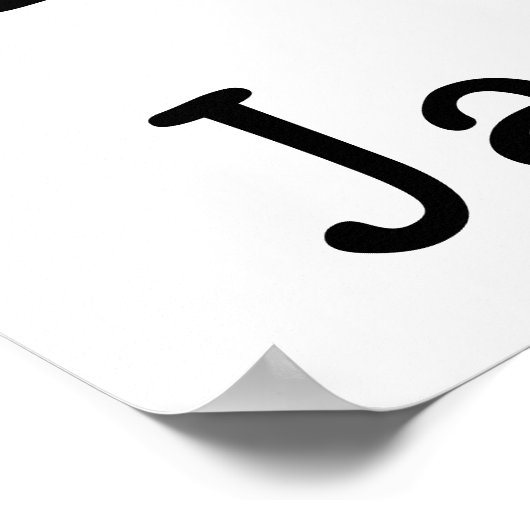 Ik hou van gele jassen poster (Hoek)