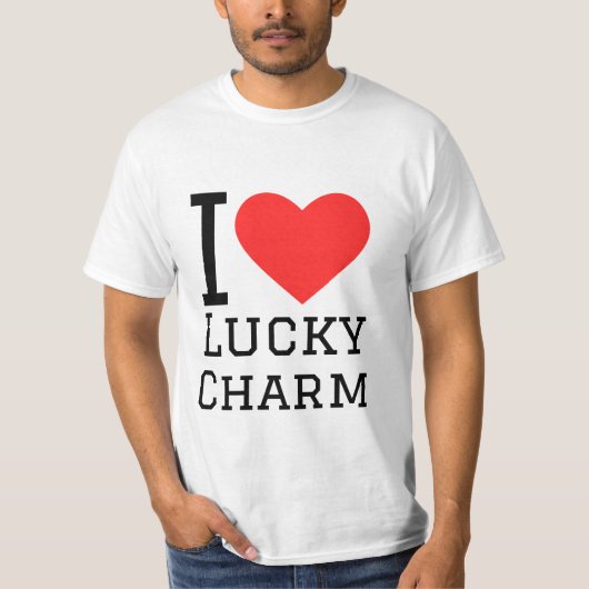 Ik hou van geluksbrenger t-shirt (Voorkant)