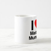 ik hou van gemarmerde moordenaars koffiemok (Center)