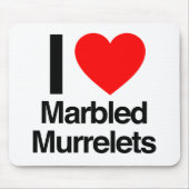 ik hou van gemarmerde moordenaars muismat (Voorkant)