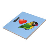 Ik hou van gemaskerde vogels tegeltje (Zijkant)