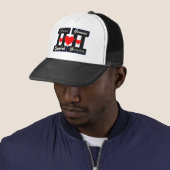 ♊★ 😍Ik hou van Gemini-Best-Zodiac teken Basic Sti Trucker Pet (In situ)
