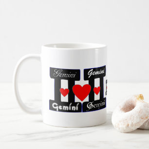 ♊★ 😍Ik hou van Gemini-Best-Zodiac teken klassieke Koffiemok