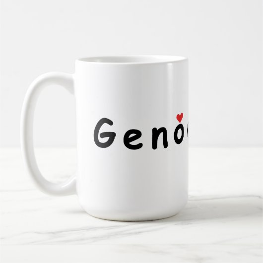 Ik hou van Gena Koffiemok (Links)