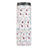 "Ik hou van geneeskunde" stethoscoop medisch dokte Thermosbeker (Achterkant)