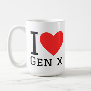 Ik hou van generatie X Koffiemok