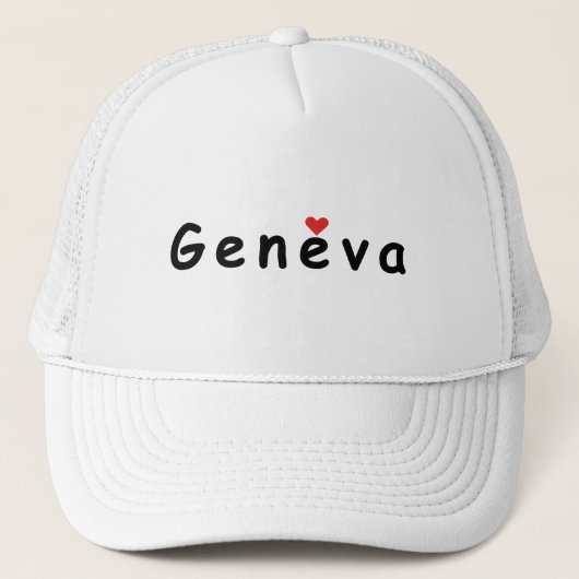 Ik hou van Genève Trucker Pet (Voorkant)