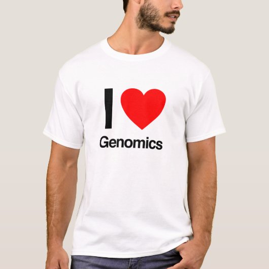 Ik hou van genomica t-shirt (Voorkant)