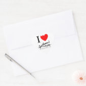 Ik hou van Gentlemen's Club Heart Sticker "Kirchhe (Envelop)