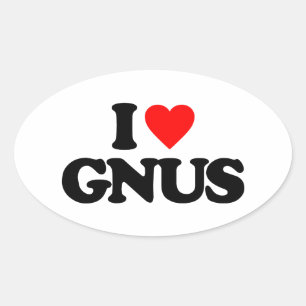 IK HOU VAN GENUS OVALE STICKER