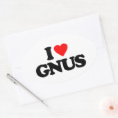 IK HOU VAN GENUS OVALE STICKER (Envelop)