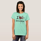 Ik hou van Geocaching T-shirt (Voorkant volledig)