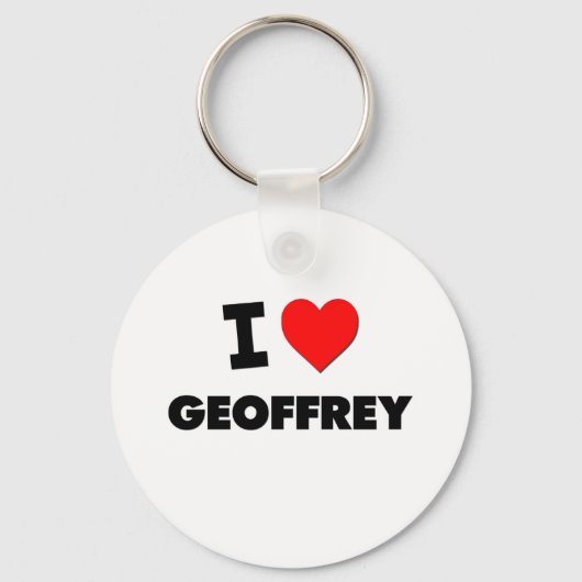 Ik hou van Geoffrey Sleutelhanger (Voorkant)