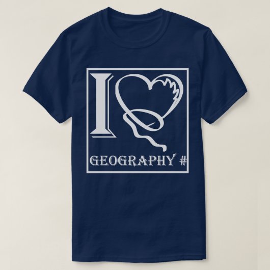 Ik hou van geografie 11 t-shirt (Design voorkant)