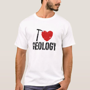 Ik hou van Geologie T-shirt