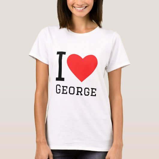 Ik hou van george t-shirt (Voorkant)
