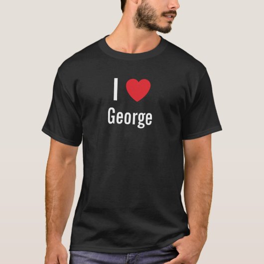 Ik hou van George T-shirt (Voorkant)