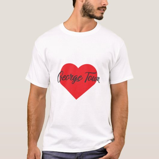 Ik hou van George Town - Kaaimaneilanden T-shirt (Voorkant)