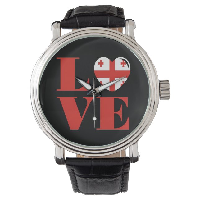 Ik hou van Georgia Horloge (Voorkant)