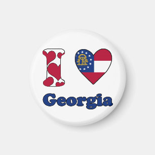 Ik hou van Georgia Magneet