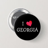 Ik hou van Georgia Ronde Button 5,7 Cm (Voorkant /achterkant)