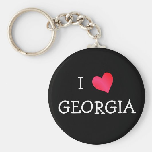 Ik hou van Georgia Sleutelhanger (Voorkant)