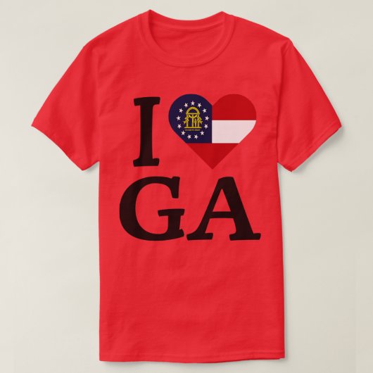 Ik hou van Georgia TShirt 1 (Design voorkant)