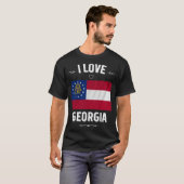 Ik hou van Georgië T-shirt (Voorkant volledig)