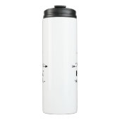 Ik hou van gepersonaliseerd naar de maan en terug thermosbeker (Voorkant)