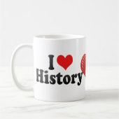 Ik hou van geschiedenis koffiemok (Links)