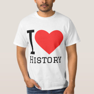 Ik hou van geschiedenis  t-shirt