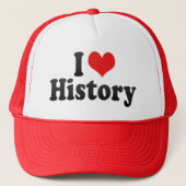 Ik hou van geschiedenis trucker pet (Voorkant)