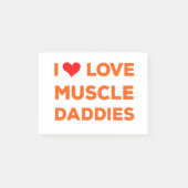 Ik hou van gespierde papa's post-it® notes (Voorkant)
