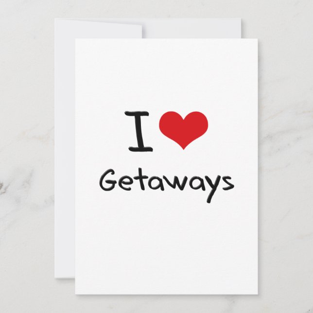 Ik hou van Getaways (Voorkant)
