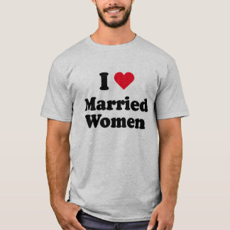 Ik hou van getrouwde vrouwen t-shirt
