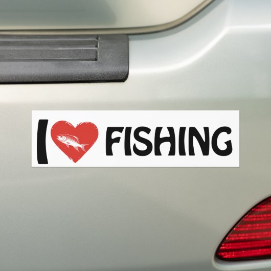Ik hou van Gevist Bumpersticker (Op auto)