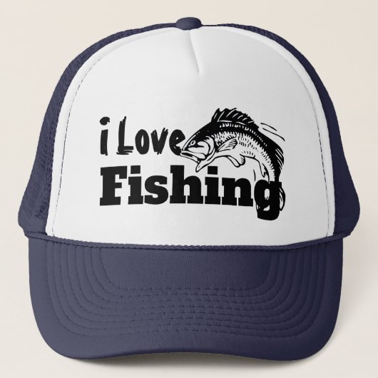 Ik hou van Gevist Trucker Hat Pet (Voorkant)