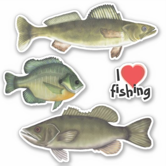 Ik hou van Gevist wildlife artwork Sticker (Voorkant)