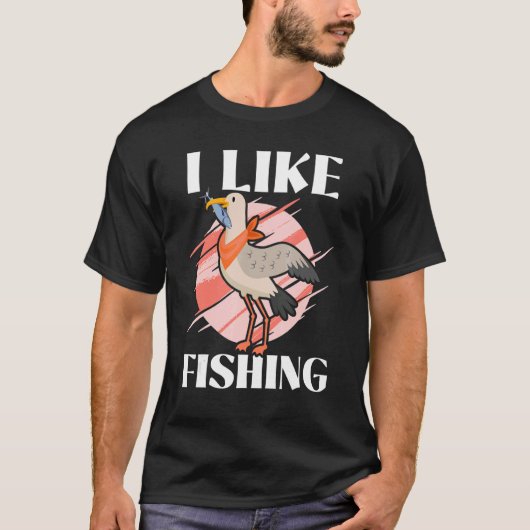 Ik hou van Gevist zeebaars T-shirt (Voorkant)
