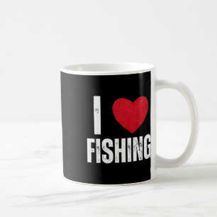 Ik hou van Geviste geschenken voor kinderen Vist M Koffiemok