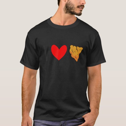 Ik hou van gevogelte kippen t-shirt (Voorkant)