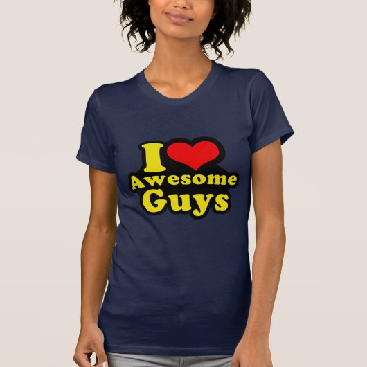 Ik hou van Geweldige jongens T-shirt (Voorkant)