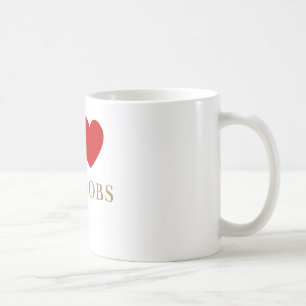 Ik hou van gewoonten koffiemok