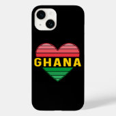 Ik hou van Ghana, Ghanees hart Case-Mate iPhone Case (Achterkant)