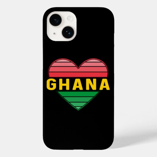 Ik hou van Ghana, Ghanees hart Case-Mate iPhone Case (Achterkant)